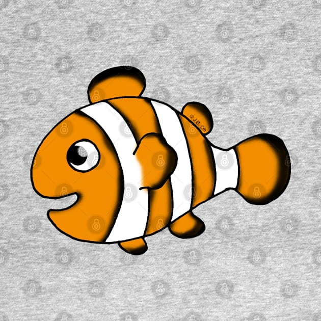 cute clown fish by cartoonygifts